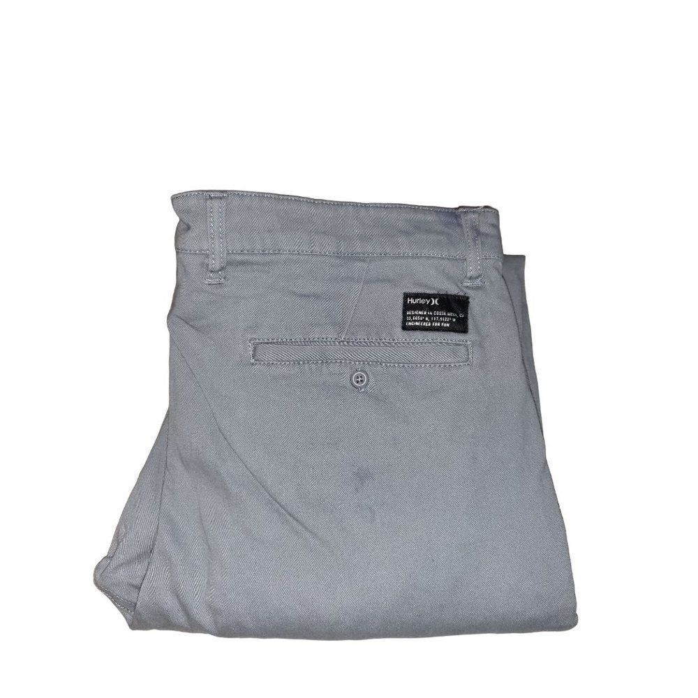 Hurley Pants Men Sz 32 Blue Straight‎ Leg Skater Everyday